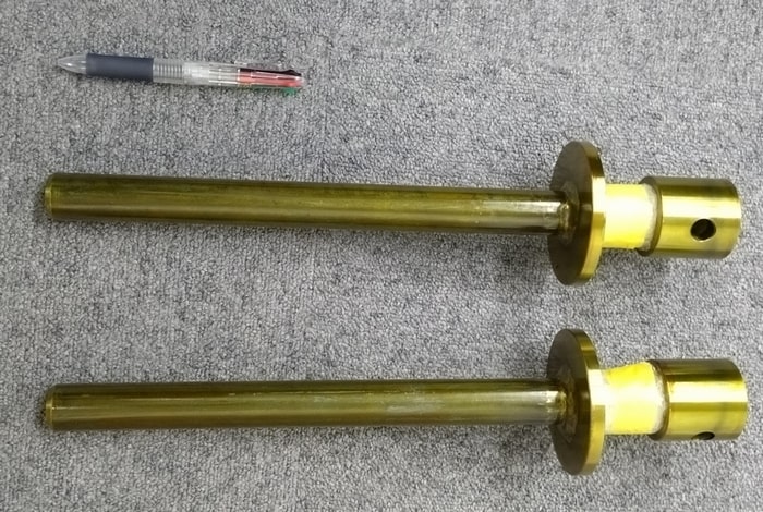 完成した打設器具